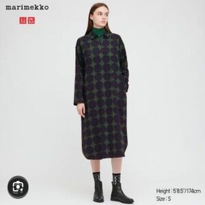 Marimekko x Uniqlo Flannel Shirt Dress